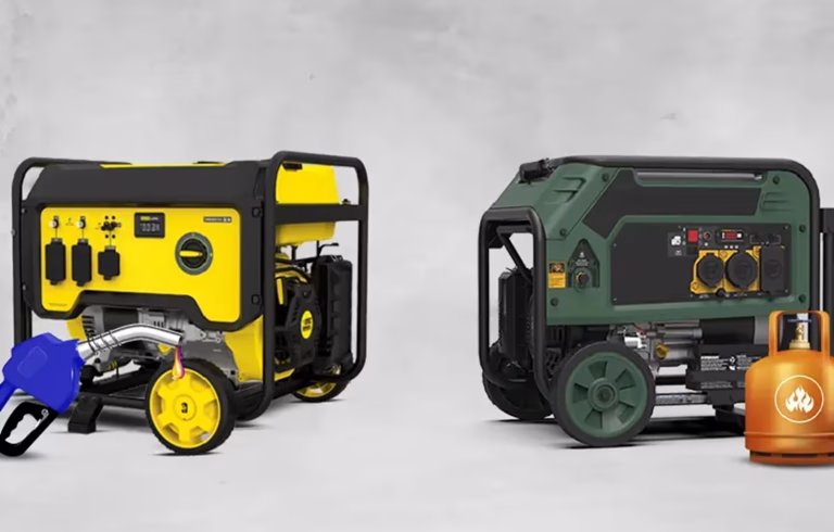 Gasoline vs gas generator